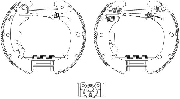 HELLA PAGID Jarrukenkäsarja 8DB 355 004-481